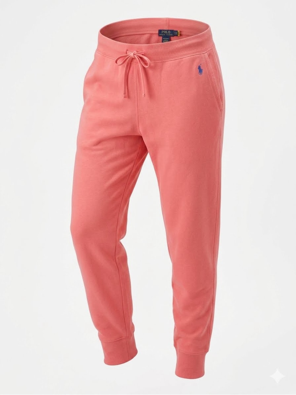 NWT Polo Ralph Lauren Women's Pink Terry Jogger Sweatpants Pony Logo Sz XL